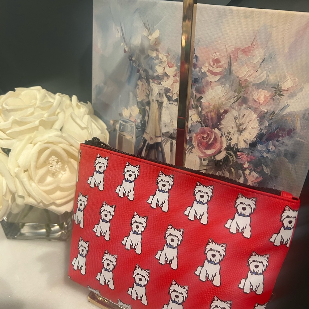 Red Zip Pouch Marc Tetro